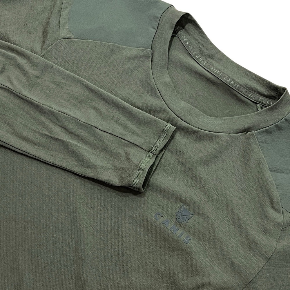 Canis Hunting Tahr Merino Long Sleeve Base Layer Mens L Cordura Breathable Top